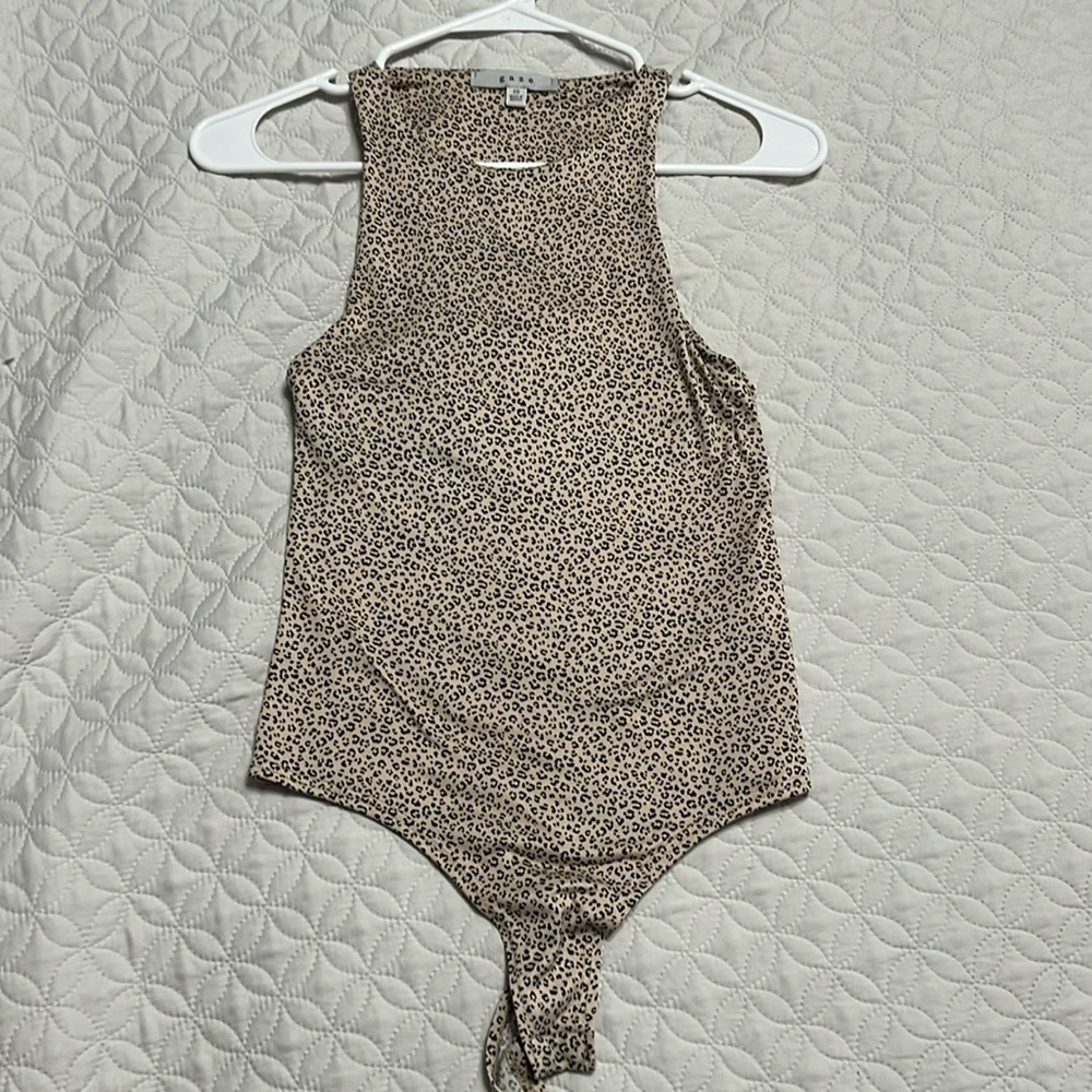 Cheetah print bodysuit